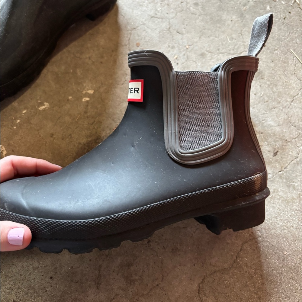 Hunter Classic Black Short Boots - Picture 7 of 7